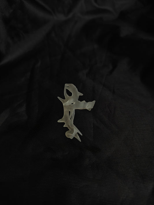 Frozen Thorns – Transparent Fishbone Ring