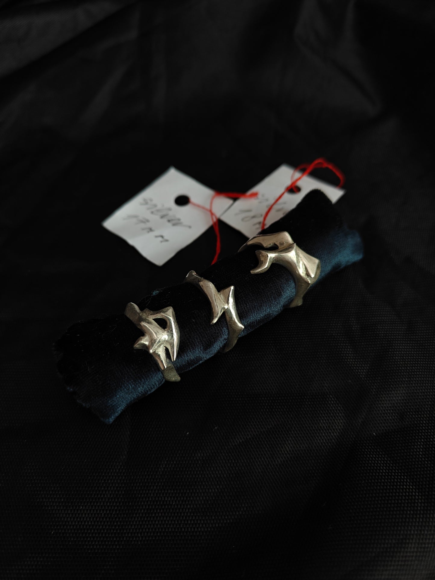 One-of-a-Kind Silver Thorn Ring