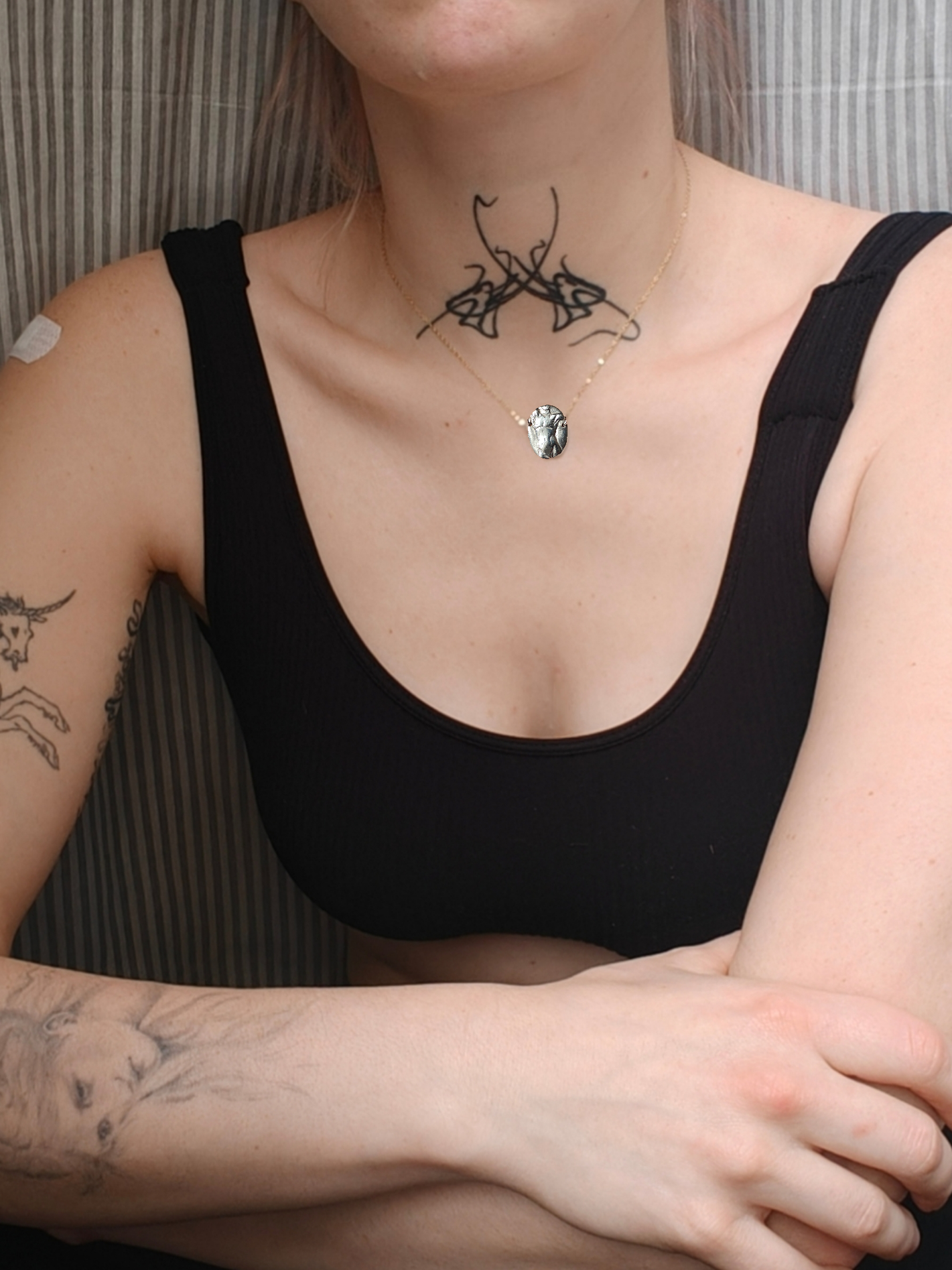 Transmasc Silver Pendant 18x14mm