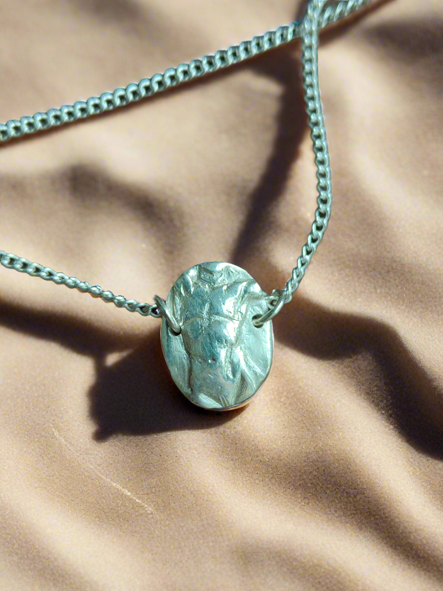 Transmasc Silver Pendant 16x13mm