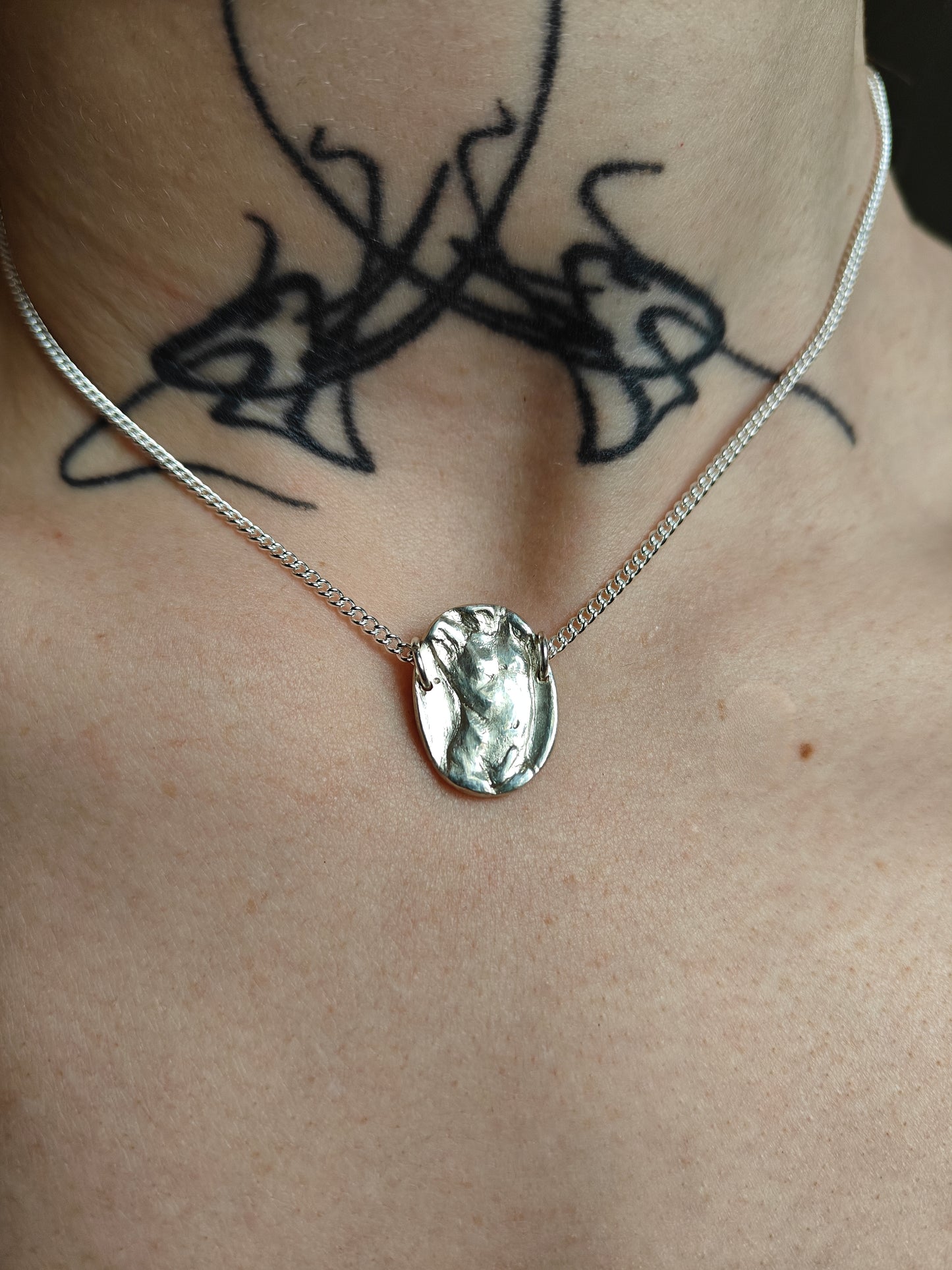 Transfemme Silver Pendant 18x14mm
