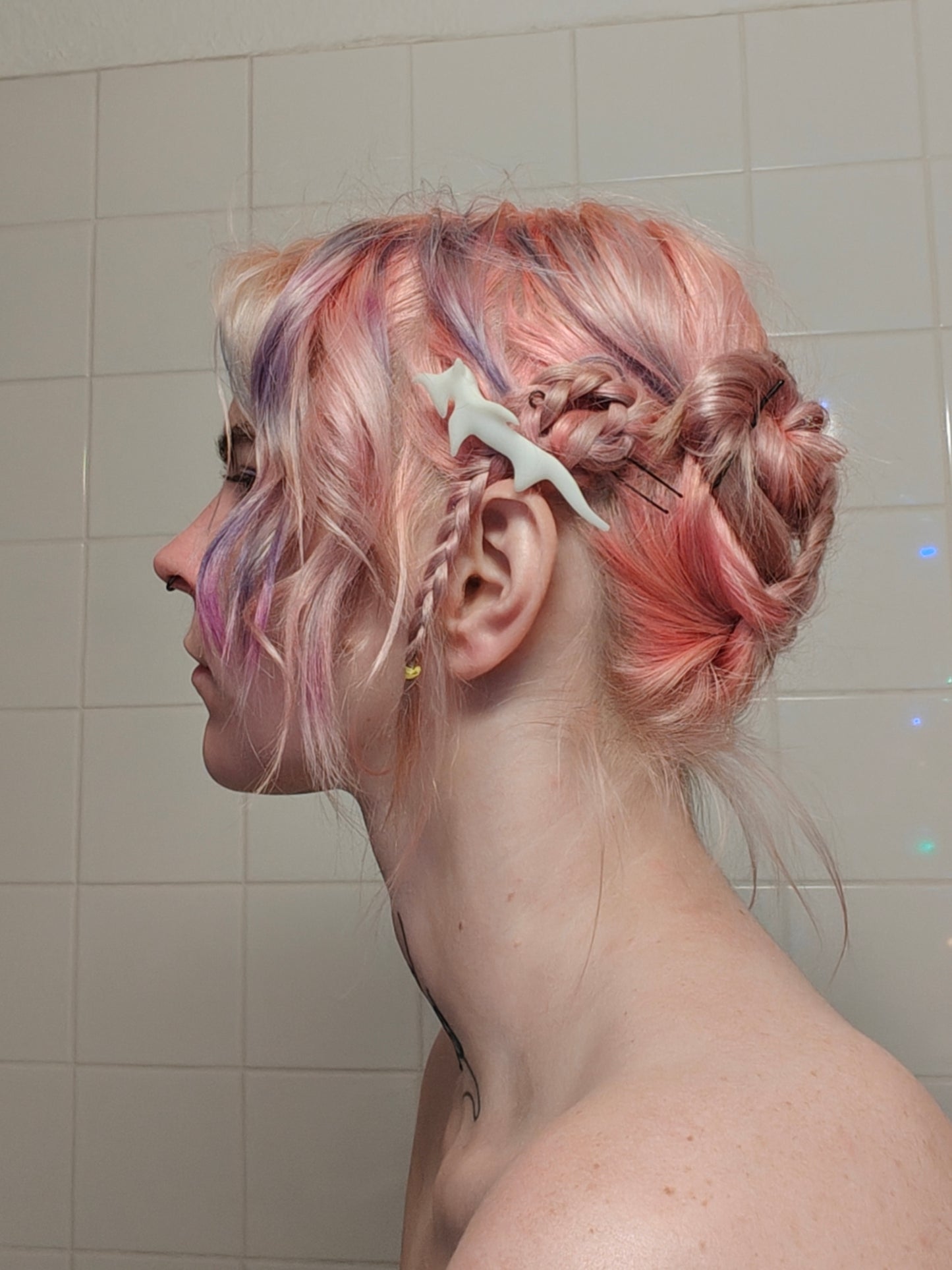 Liquid Metal - Thorn Of Affection Hairclip