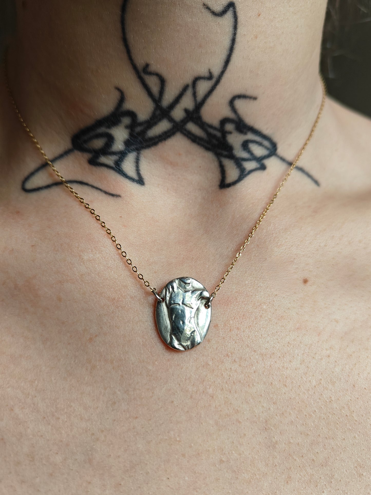 Transmasc Silver Pendant 18x14mm