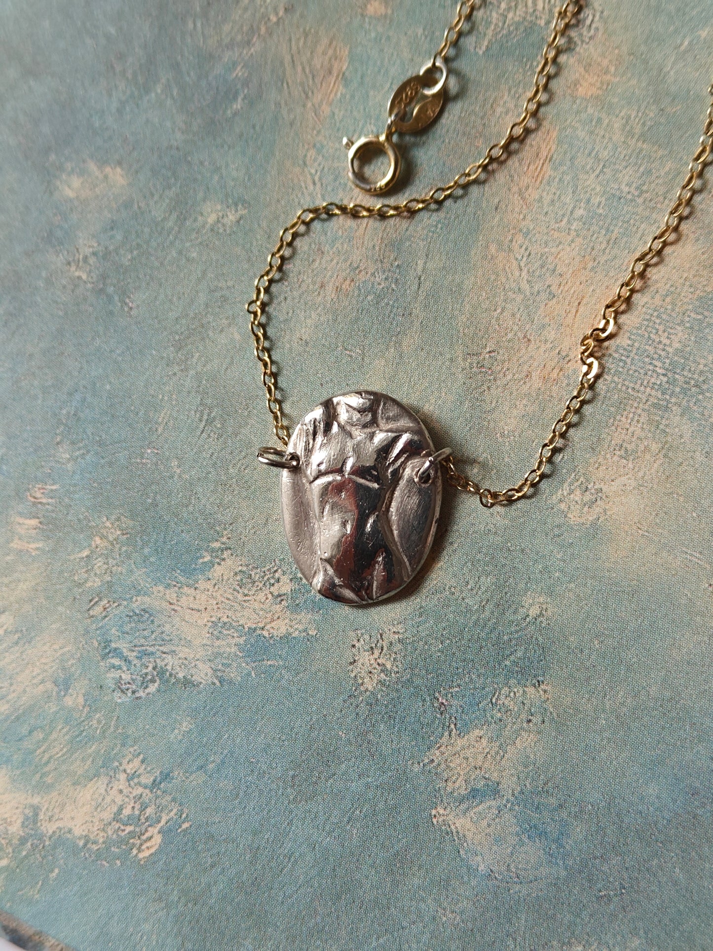 Transmasc Silver Pendant 18x14mm