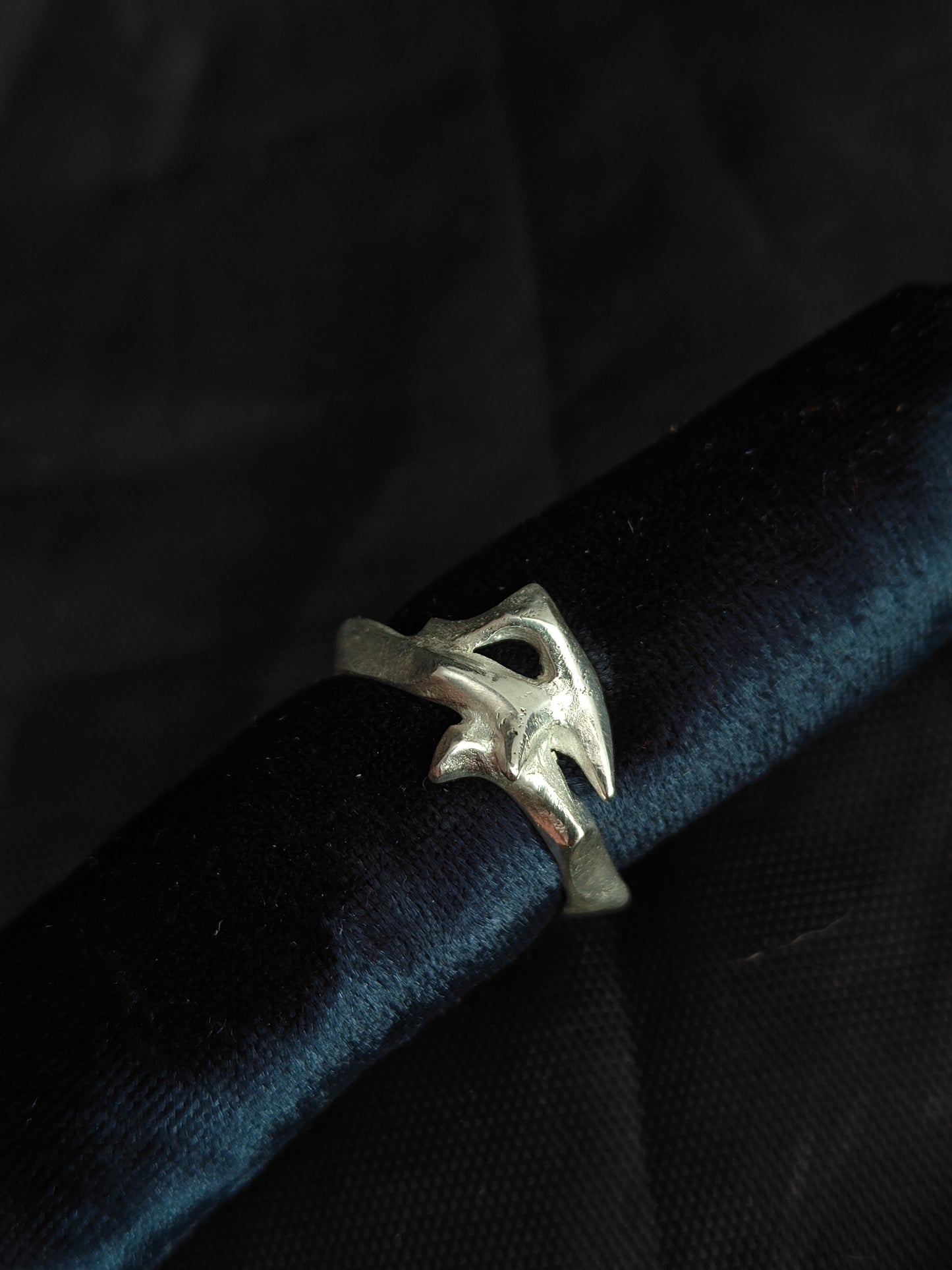 One-of-a-Kind Silver Thorn Ring