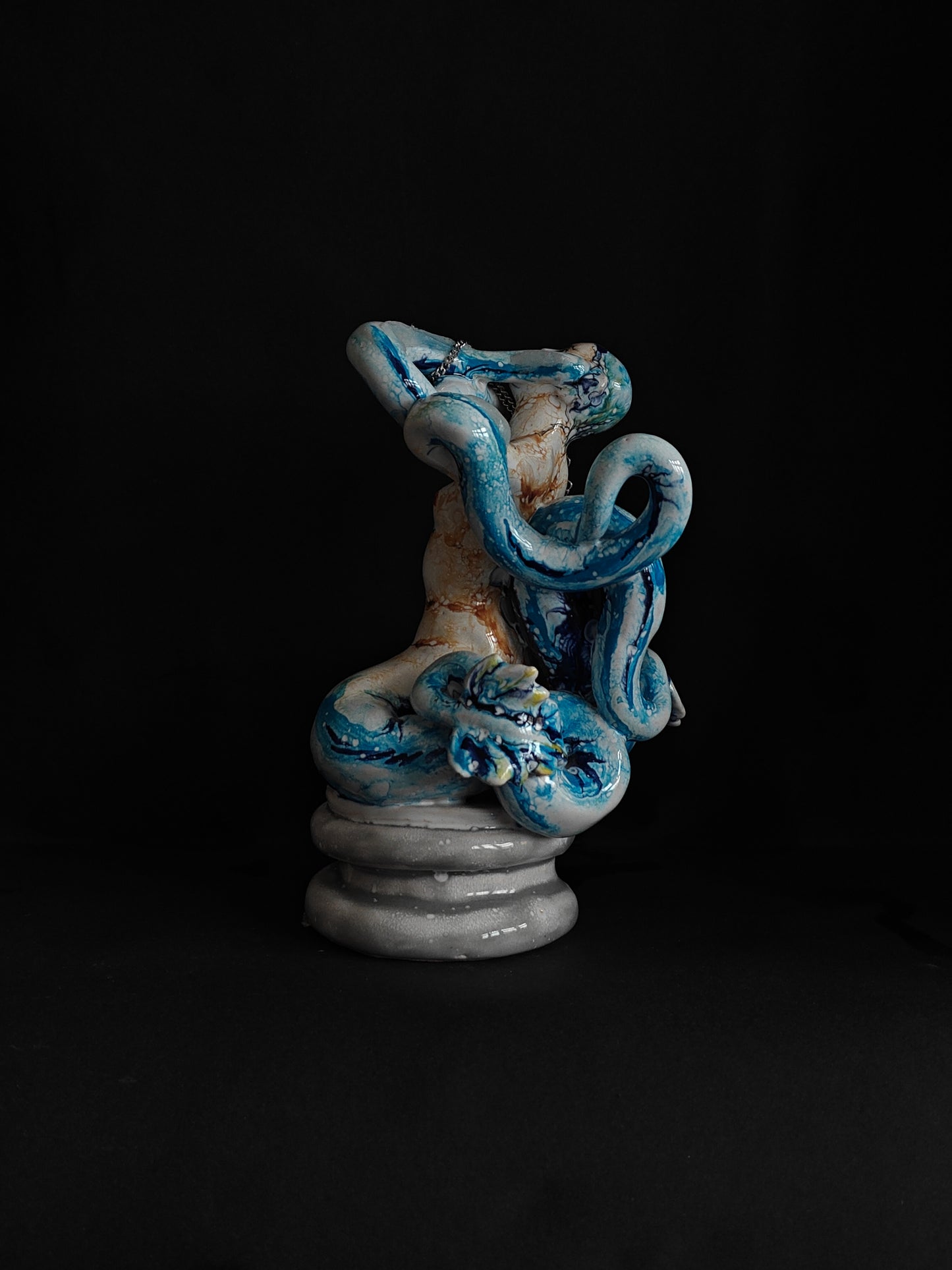 Drinking Horn With Triton - One Of A Kind