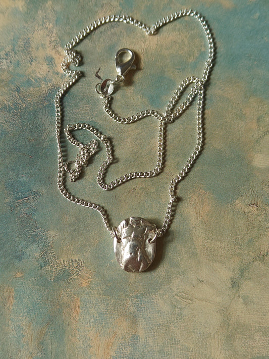 Transmasc Silver Pendant 16x13mm