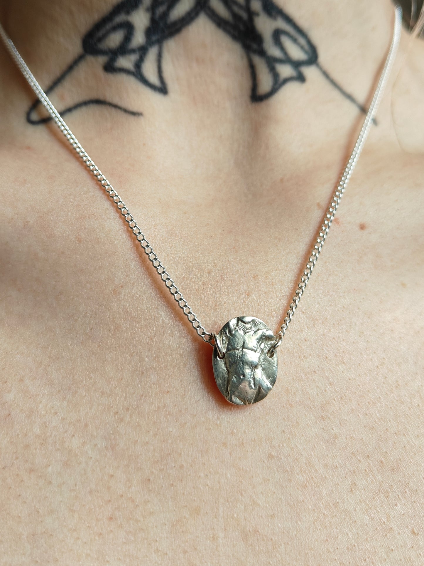 Transmasc Silver Pendant 16x13mm